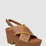 Naked Feet Tofino Wedges for Women in Brown