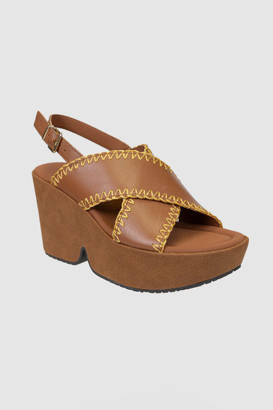 Naked Feet Tofino Wedges for Women in Brown