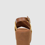 Naked Feet Tofino Wedges for Women in Brown