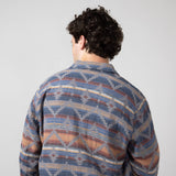 North River Aztec Shirt Jacket for Men in Lake