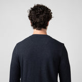 North River Waffle Henley Shirt for Men in Charcoal 