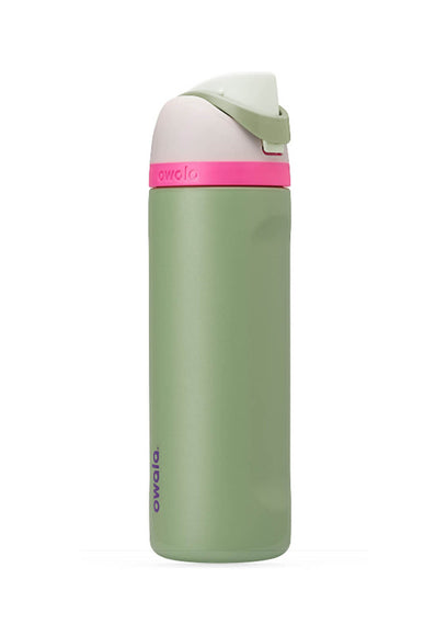 Owala FreeSip 24oz Stainless Steel Water Bottle in Green