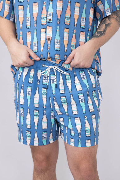 Party Pants Cold Dawgs Party Shorts for Men in Navy