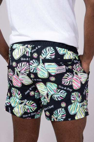 Party Pants Here To Bang Party Shorts for Men in Black