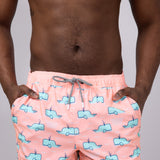 Party Pants Moby 2.0 Party Shorts for Men in Pink