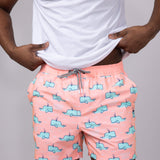 Party Pants Moby 2.0 Party Shorts for Men in Pink