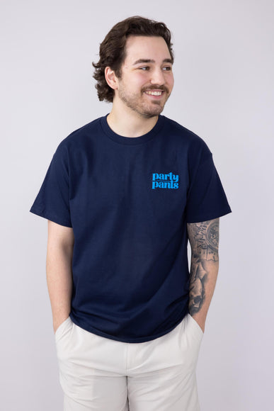 Party Pants Reelin’ T-Shirt for Men in Navy