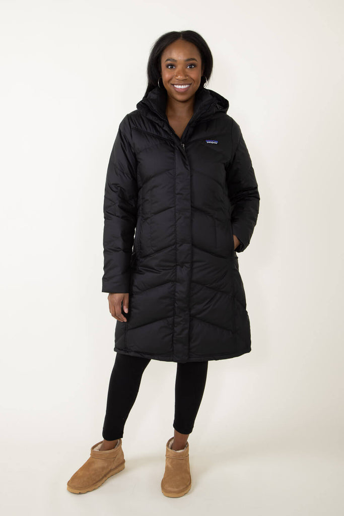 Patagonia Women s Down With It Parka in Black 28442 BLK Glik s