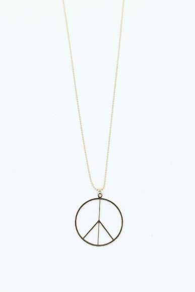 Peace Sign Necklace