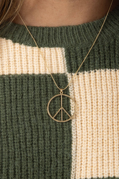 Peace Sign Necklace