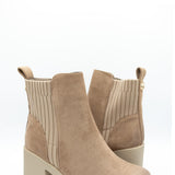 Pierre Dumas Garnet Booties for Women in Taupe