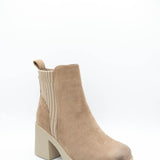 Pierre Dumas Garnet Booties for Women in Taupe