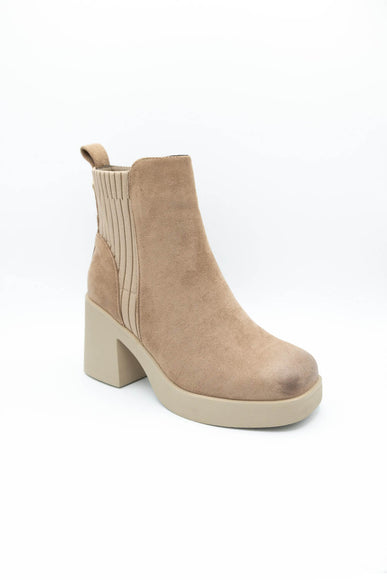 Pierre Dumas Garnet Booties for Women in Taupe