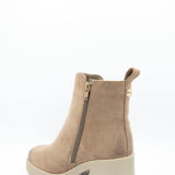 Pierre Dumas Garnet Booties for Women in Taupe