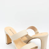 Pierre Dumas Hall Band Heels for Women in Nude