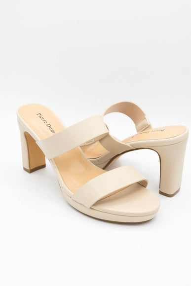 Pierre Dumas Hall Band Heels for Women in Nude