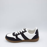 Qupid Shoes Wilena Sneakers for Women in Black/White