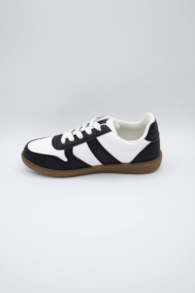 Qupid Shoes Wilena Sneakers for Women in Black/White
