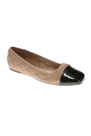 Rachel Roy Queen Quilted Flats for Women in Tan