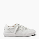 Reef Lay Day Seas Leather Sneakers for Women in White