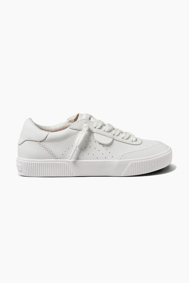 Reef Lay Day Seas Leather Sneakers for Women in White