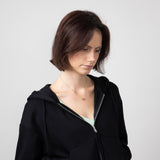 1897 Active Full Zip Fleece Hoodie for Women in Black