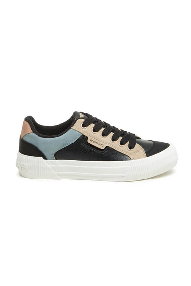 Rocket Dog Cheery Color Block Sneakers for Women in Combo Black