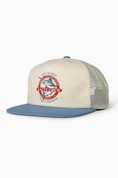 Salty Crew Interclub Trucker Hat for Men in White