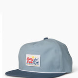 Salty Crew Jackpot 5 Panel Snapback Hat for Men in Blue