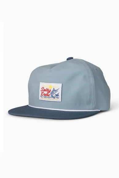 Salty Crew Jackpot 5 Panel Snapback Hat for Men in Blue