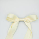 Satin Bow in Ivory