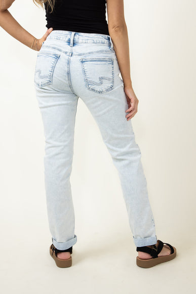 Silver Jeans 29” Rolled Cuff Boyfriend Jeans for Women