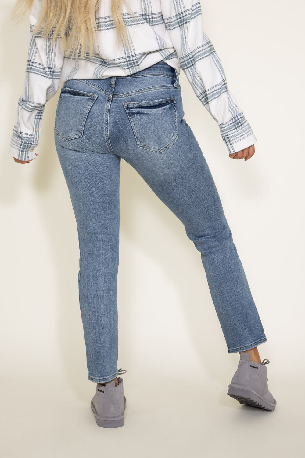 Mica High Rise Boot Cut Jeans for Women