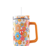 Simply Southern 40oz Tumbler in Happy Flowers