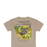 Simply Southern You Attitude T-Shirt for Women in Oat Heather