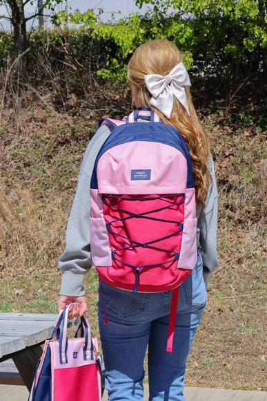 Simply Southern Backpack in Punch Color Block