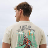 Simply Southern Bigfoot T-Shirt for Men in Light Beige