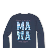 Simply Southern Long Sleeve Blessed Mama T-Shirt for Women in Mirage