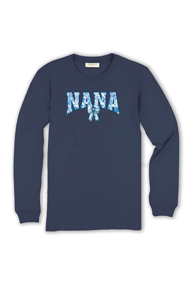 Simply Southern Long Sleeve Blessed Nana T-Shirt for Women in Mirage