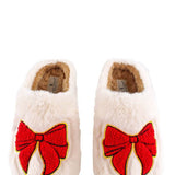 Simply Southern Bunny Slippers for Women in White