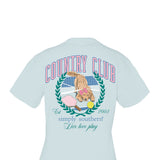 Womens Simply Southern Plus Size Club T-Shirt for Women in Blue