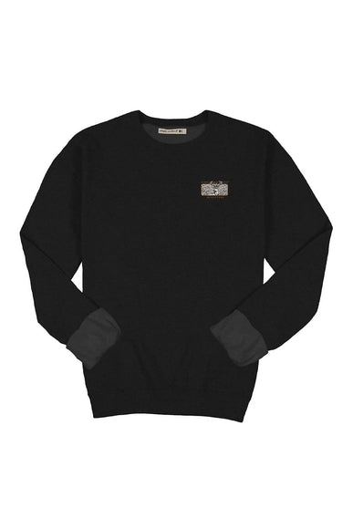 Simply Southern Buck Crewneck Sweatshirt for Men in Black