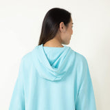 Simply Southern Cropped Hoodie for Women in Sea Blue