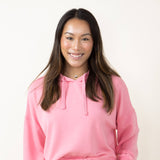 Simply Southern Cropped Hoodie for Women in Pink