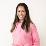 Simply Southern Cropped Hoodie for Women in Pink