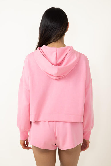 Simply Southern Cropped Hoodie for Women in Pink