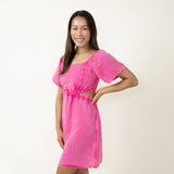 Simply Southern Cutout Dress for Women in Pink