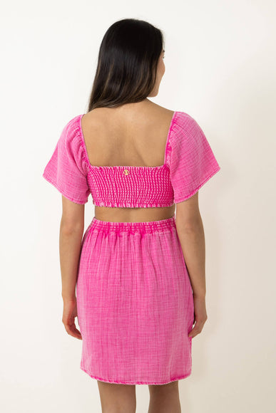 Simply Southern Cutout Dress for Women in Pink