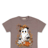 Simply Southern Fall Ghost T-Shirt for Women in Desert Heather