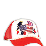 Simply Southern Flag Patch Hat for Women in Red